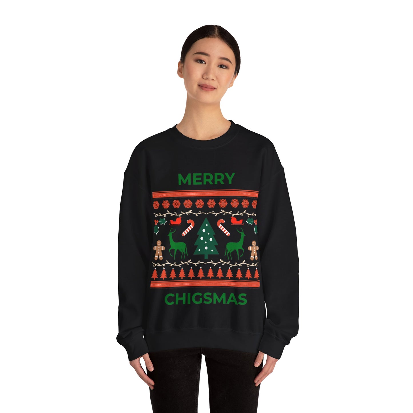 Merry Chigsmas Crewneck Sweatshirt